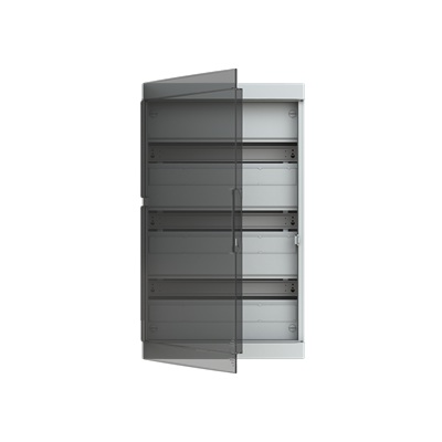 Coffret apparent  54 modules (3x18) porte transparente Fix-O-Rail 150 ABB-Vynckier