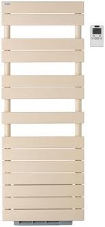 Radiateur sèche-serviettes électrique  500W + soufflerie 1000W Roda Air blanc RAL9016 ROE-090-050/IFS Zehnder