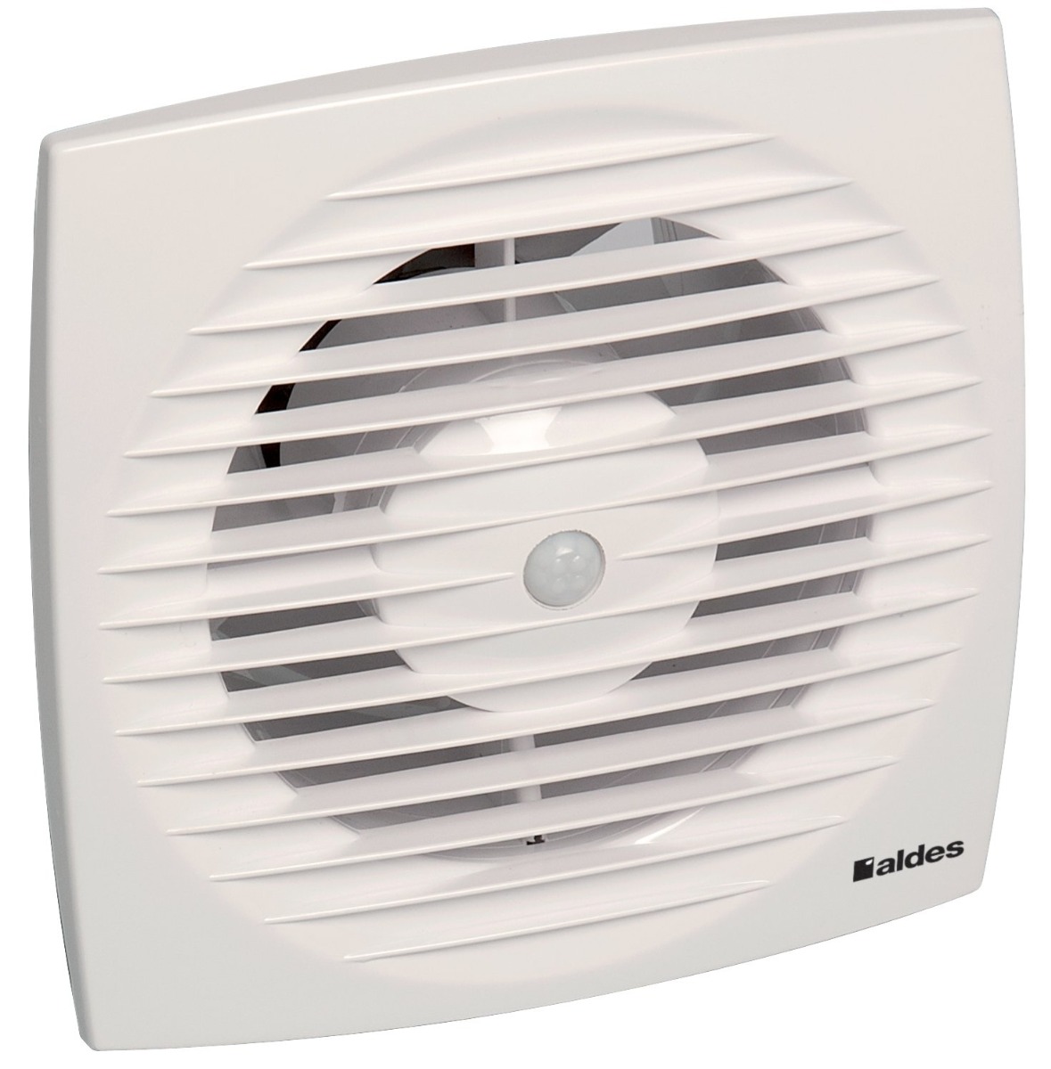 Extracteur 70m³/h Ø100mm 230V avec détecteur de présence et minuterie blanc Design 100P Aldes