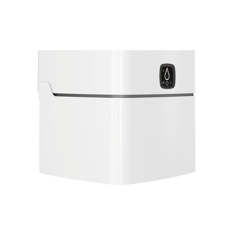 Cache-piquage blanc pour chauffe-eaux muraux verticaux 100, 120 et 150 litres Lineo Connecté Atlantic