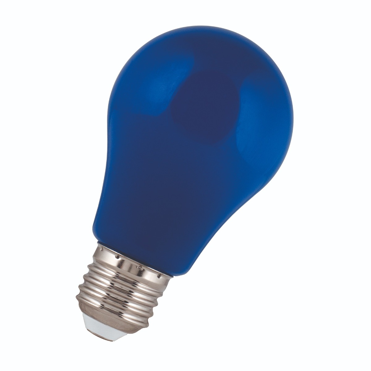 Lampe Led sphérique non dimmable Party Bulb A60 2W/90lm/Ø60mm 220-240V/E27/30000h IP44 bleu pour guirlande Bailey