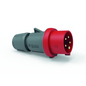Fiche mâle CE rouge 16A/400V 3P+N+T IP54 Quick-Connect 200 Bals