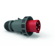 Fiche mâle CE rouge 63A/400V 3P+T IP67 2185-1 Bals