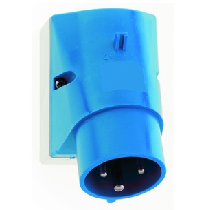 Socle de connecteur en saillie CE bleu 16A/230V 2P+T IP44 Quick-Connect 245 Bals