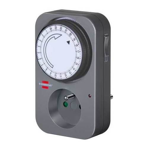 Programmateur mécanique journalier pour prise 1x16A MZ 20 *FR* Brennenstuhl 