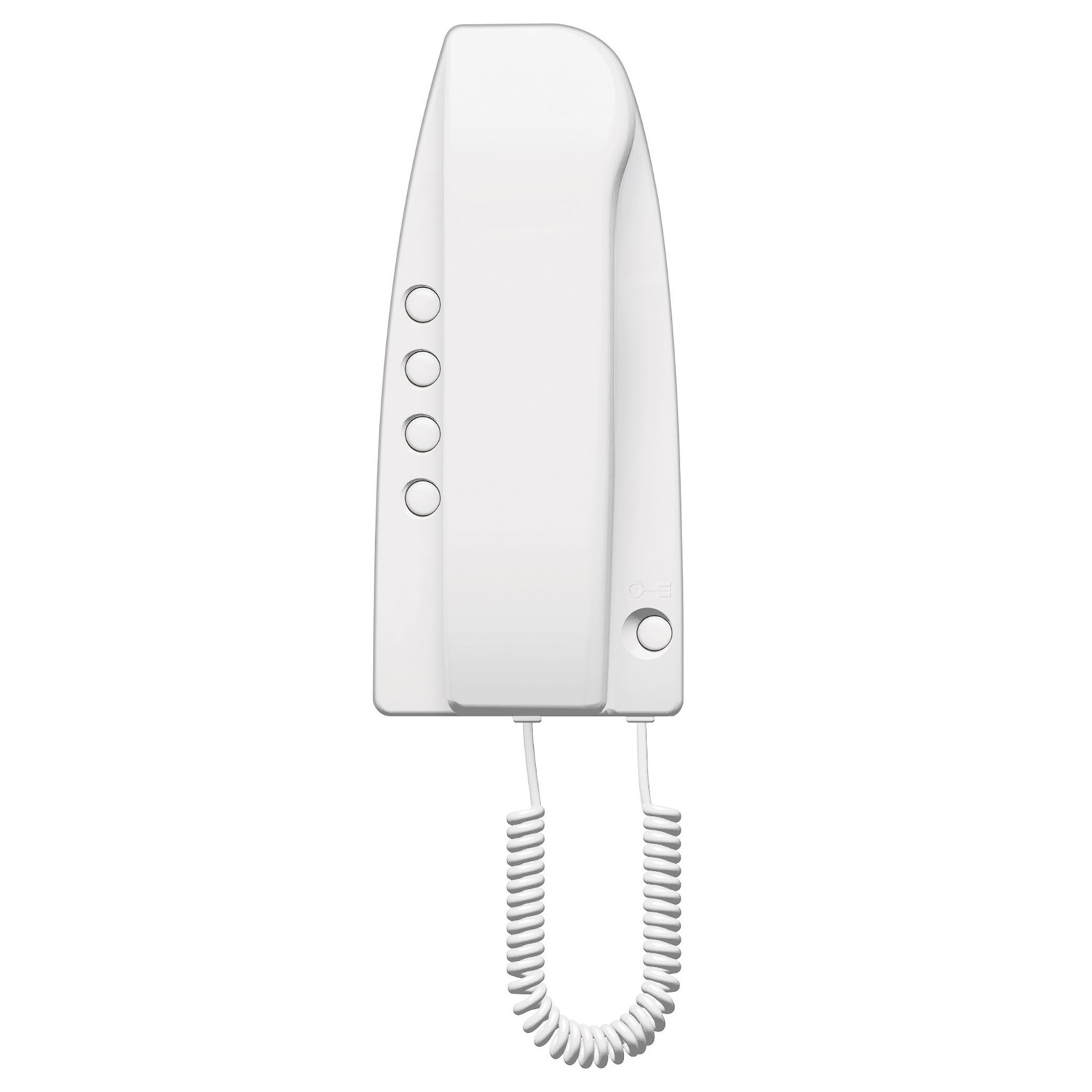 Poste intérieur audio analogique (5 fils) avec secret de conversation Sprint blanc Bticino