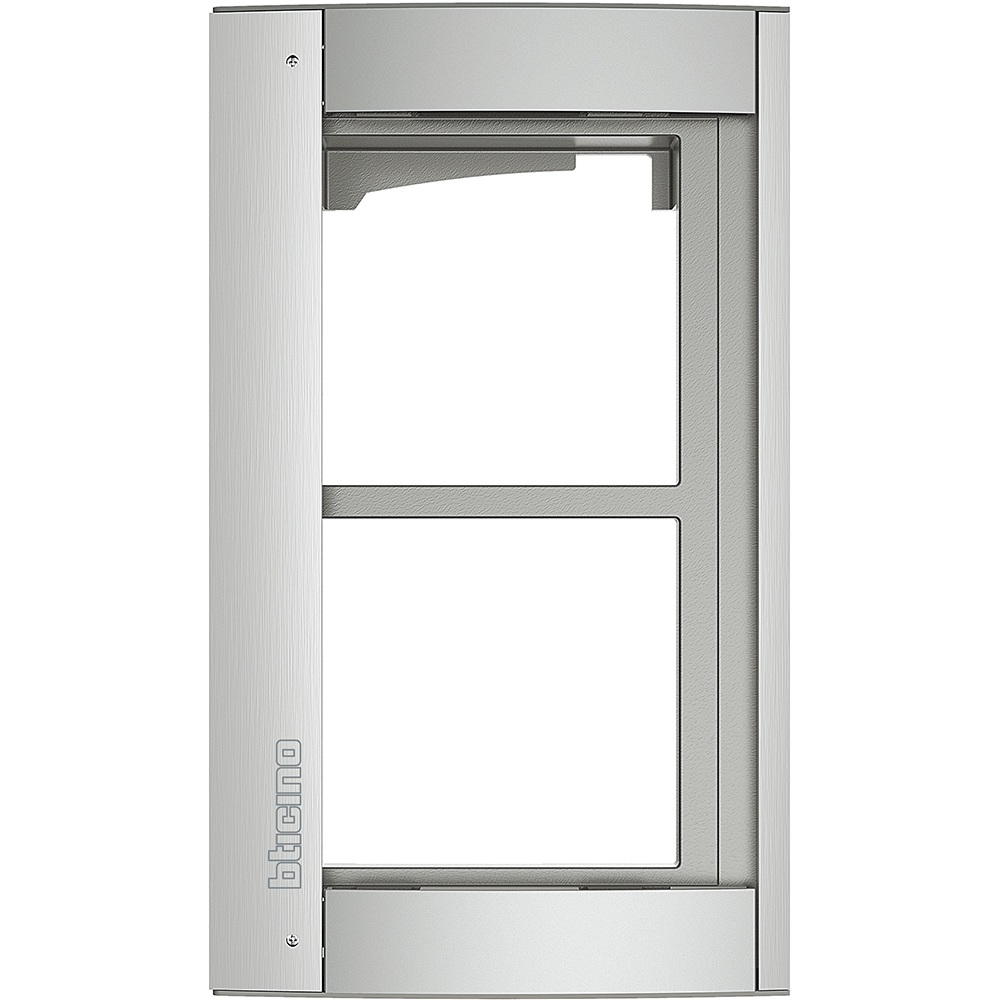 Cadre avec support 2 modules All Metal Sfera New BTicino
