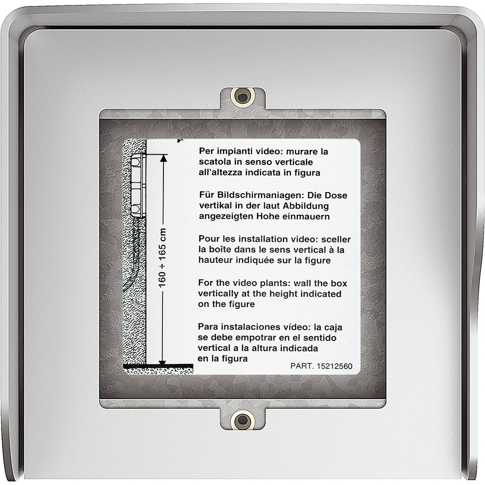 Boîte en saillie avec visière anti-pluies 1 module Sfera New BTicino