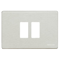 Plaque de recouvrement large 2x1 module oxydal Magic Bticino