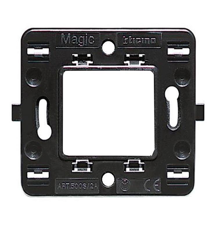 Support à vis 1x2 modules pour boîtes 502E ou PB502 Magic Bticino