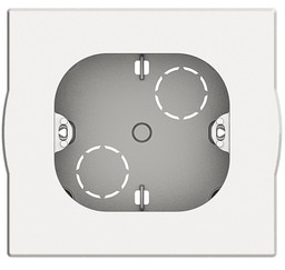 Boîte apparente 2 modules blanc Living Light Bticino