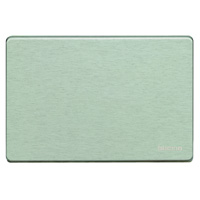 Plaque de recouvrement pleine 1x3 ou 3x1 modules aluminium Magic Bticino