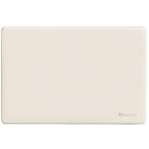 Plaque de recouvrement pleine 1x3 ou 3x1 modules ivoire Magic Bticino