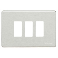 Plaque de recouvrement 3x1 modules oxydal Magic Bticino