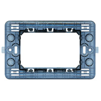 Support large à vis 1x3 modules pour boîtes 503E ou PB503 Magic Bticino