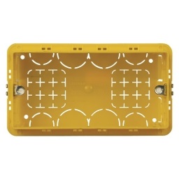 Boîte d'encastrement maçonnerie 4 modules carrée 133x74x53.5mm Bticino
