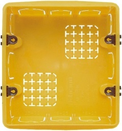 Boîte d'encastrement maçonnerie 2x3 modules carrée 106x117x52mm Bticino