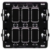 Support à vis 2x3x1 modules pour boîtes 506E ou PB52604 Magic Bticino