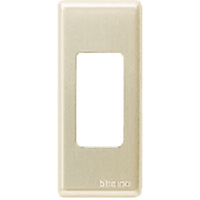 Plaque de recouvrement étroite 1x1 module oxydal Magic Bticino