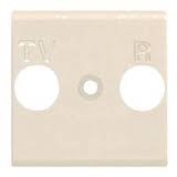 Enjoliveur pour prise TV/FM  universelle 2 modules Magic Bticino