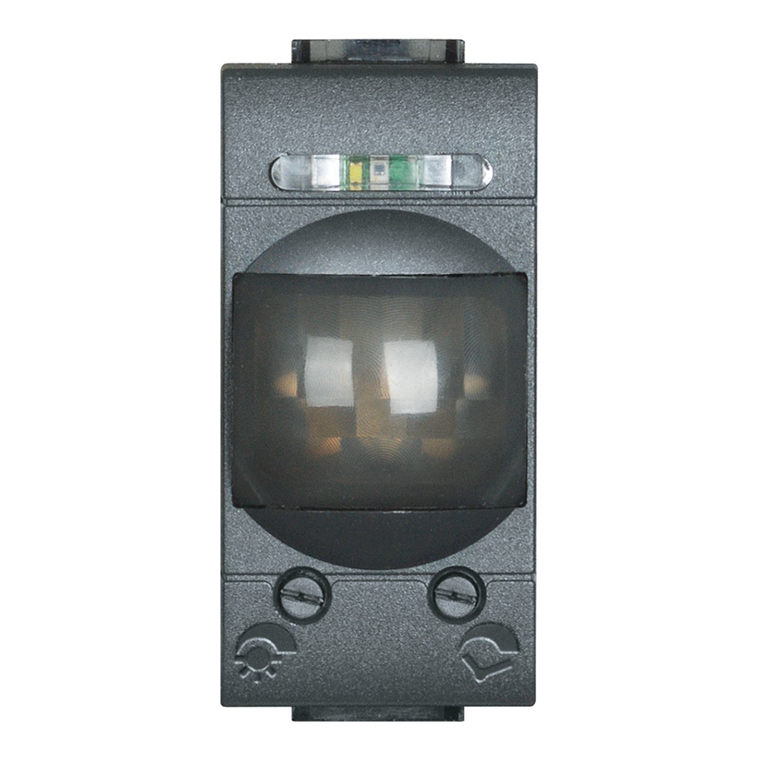 Détecteur de mouvement IR 2A/250V 1 module anthracite Living Light Bticino