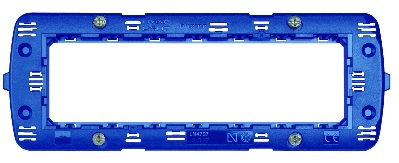 Support à vis 7 modules pour boîtes italiennes Living Light Bticino