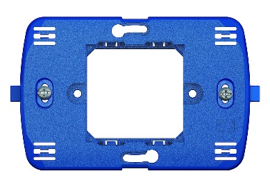 Support à vis 2 modules pour boîtes italiennes Living Light Bticino
