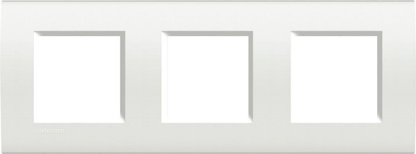 Plaque de recouvrement 3x2 modules entraxe 71mm blanc Living Light Bticino