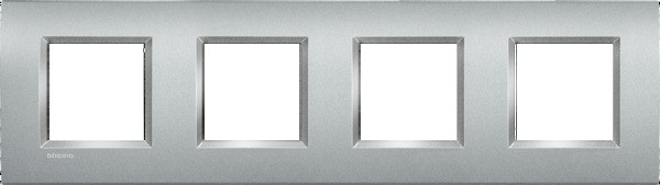 Plaque de recouvrement 4x2 modules entraxe 71mm Tech Living Light Bticino