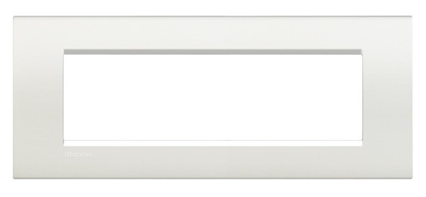Plaque de recouvrement 7 modules blanc Living Light Bticino
