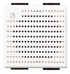 Sonnerie électronique 3 sons volume réglable 12VAC 2 modules blanc Living Light  Bticino