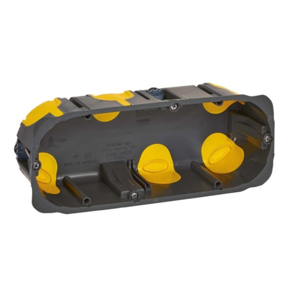 Boîte d'encastrement étanche à l'air 6 modules (7 pour LivingLight) pour cloisons creuses PB506NN Bticino