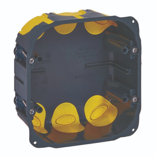Boîte d'encastrement étanche à l'air 3+3 modules pour cloisons creuses PB526NN Bticino