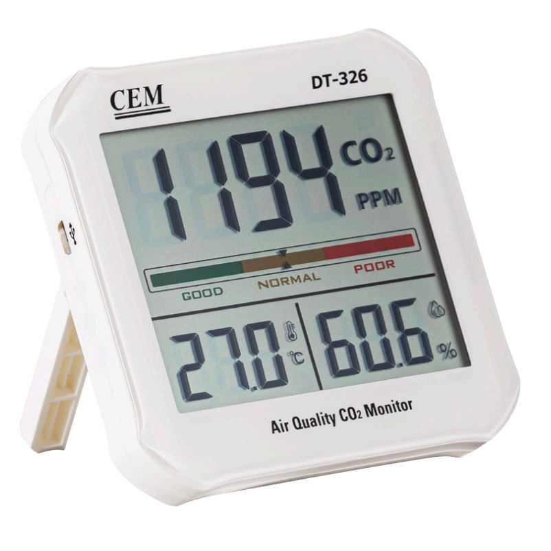 Moniteur de qualité de l'air 3 en 1 DT-326 CEM
