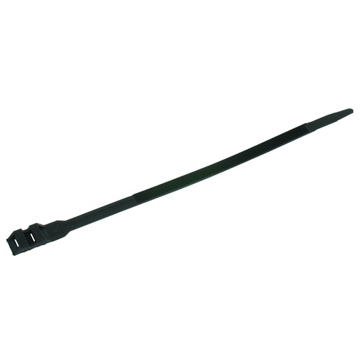 Collier de serrage polyamide technique 9x510mm noir pour l'extérieur