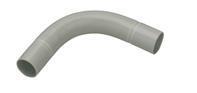 Coude PVC Ø16mm gris clair RAL7035