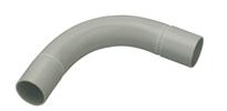 Coude PVC Ø25mm gris foncé RAL7037 (à la pièce)
