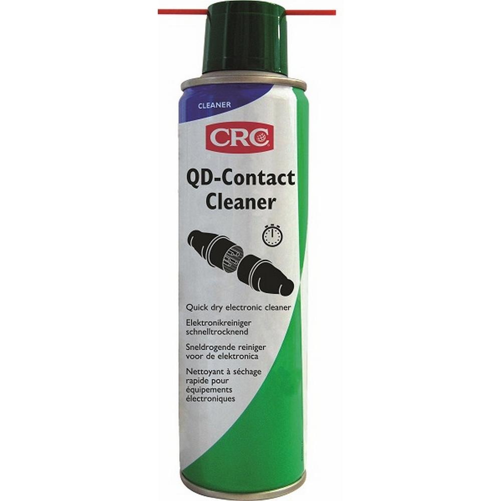 Spray de nettoyage pour contacts électriques et électroniques (sans danger pour les plastiques) 250mL QD Contact Cleaner CRC