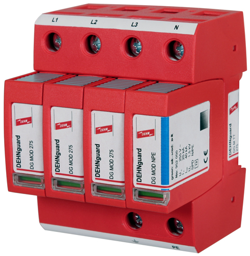 Parafoudre pour réseau électrique 3x400V+Neutre (40kA) DEHNguard M TT 275 (FM)