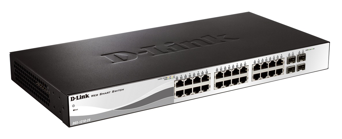 Gigabit switch 28 ports 10/100/1000 Mbps DGS-1210-28 D-Link