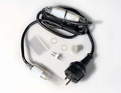 Alimentation pour guirlande en tube lumineux Led avec bouchon DLP-LED-2W-CON Duralight