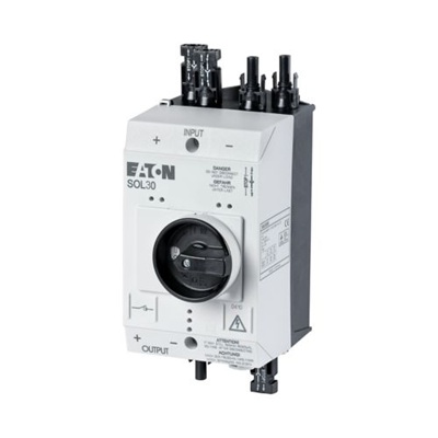 Interrupteur-sectionneur courant continu 30A, 2 chaînes MC4 SOL30/2MC4 Eaton