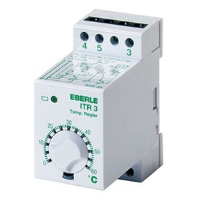 Thermostat modulaire avec sonde à distance (non fournie) 0-60°C 10A/250V 587.4702 ITR-3 60 Eberle
