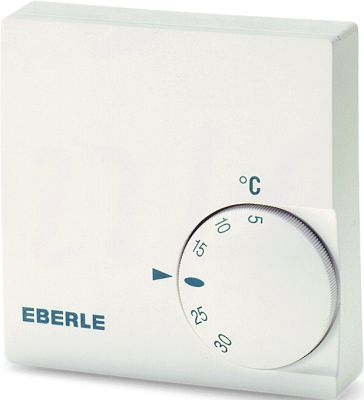 Thermostat mural électromécanique RTR-E6722 (10A/24VAC & 230VAC) Eberle 