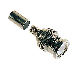 Fiche BNC mâle à setir pour câble RG59 - 75 Ohms