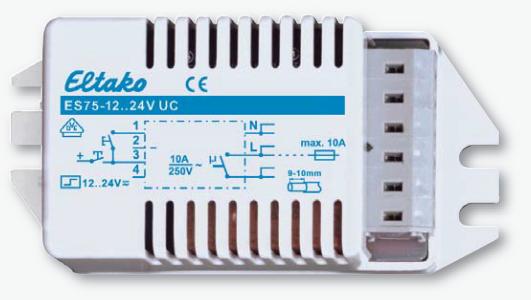 Télérupteur à encastrer unipolaire 1P/16A 12-24V Eltako