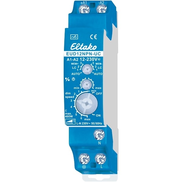 Télévariateur modulaire universel (Led) 400W/8~230VAC/DC EUD12NPN-UC Eltako
