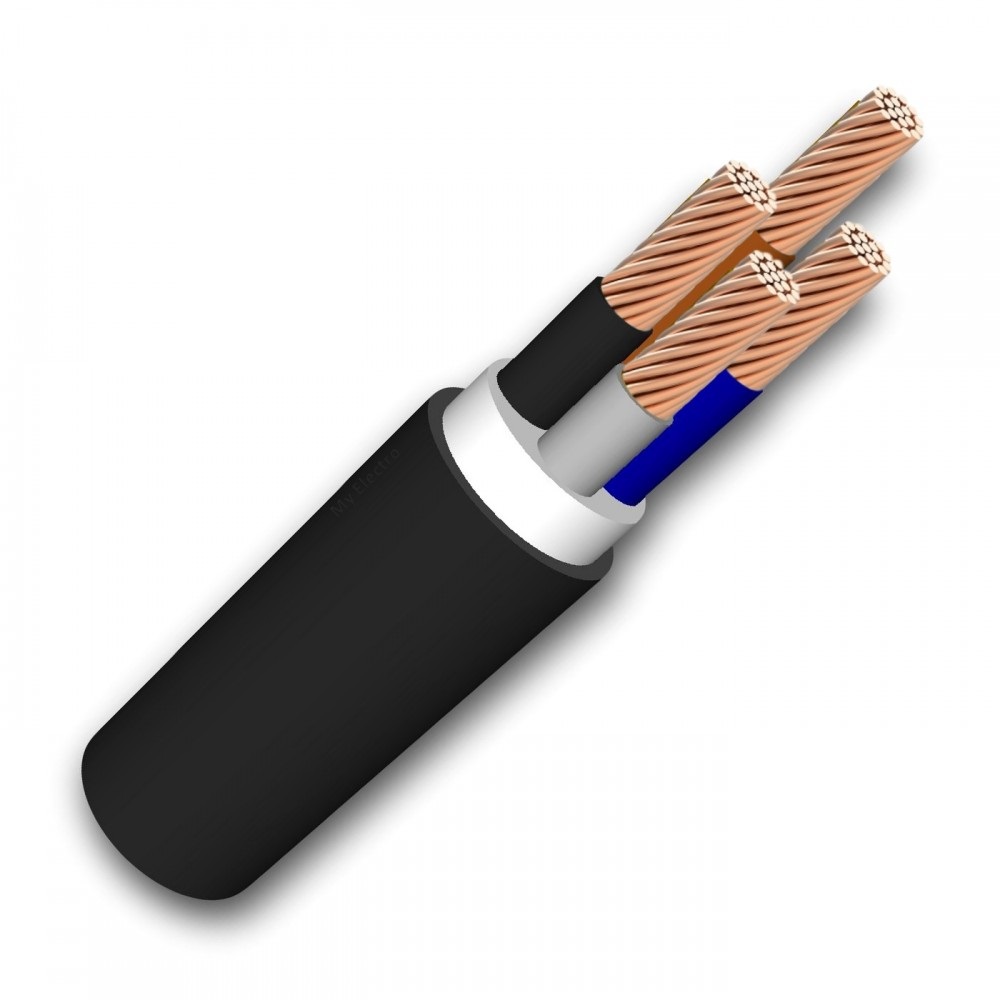 Câble de raccordement et de distribution pour installation souterraine EXVB 4X25mm² Eca 