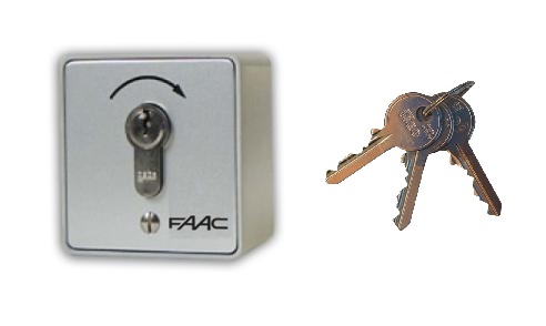 Contact à clé IP54 protégé montage apparent Key 1 Faac