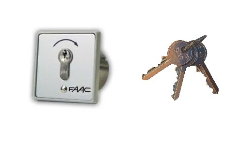 Contact à clé IP54 protégé montage encastré Key 2 Faac